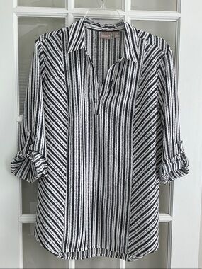 Chico’s striped tunic 3 EUC